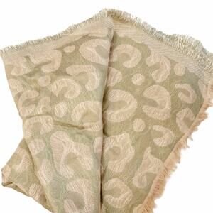 Steve Madden Animal Print Blush Scarf